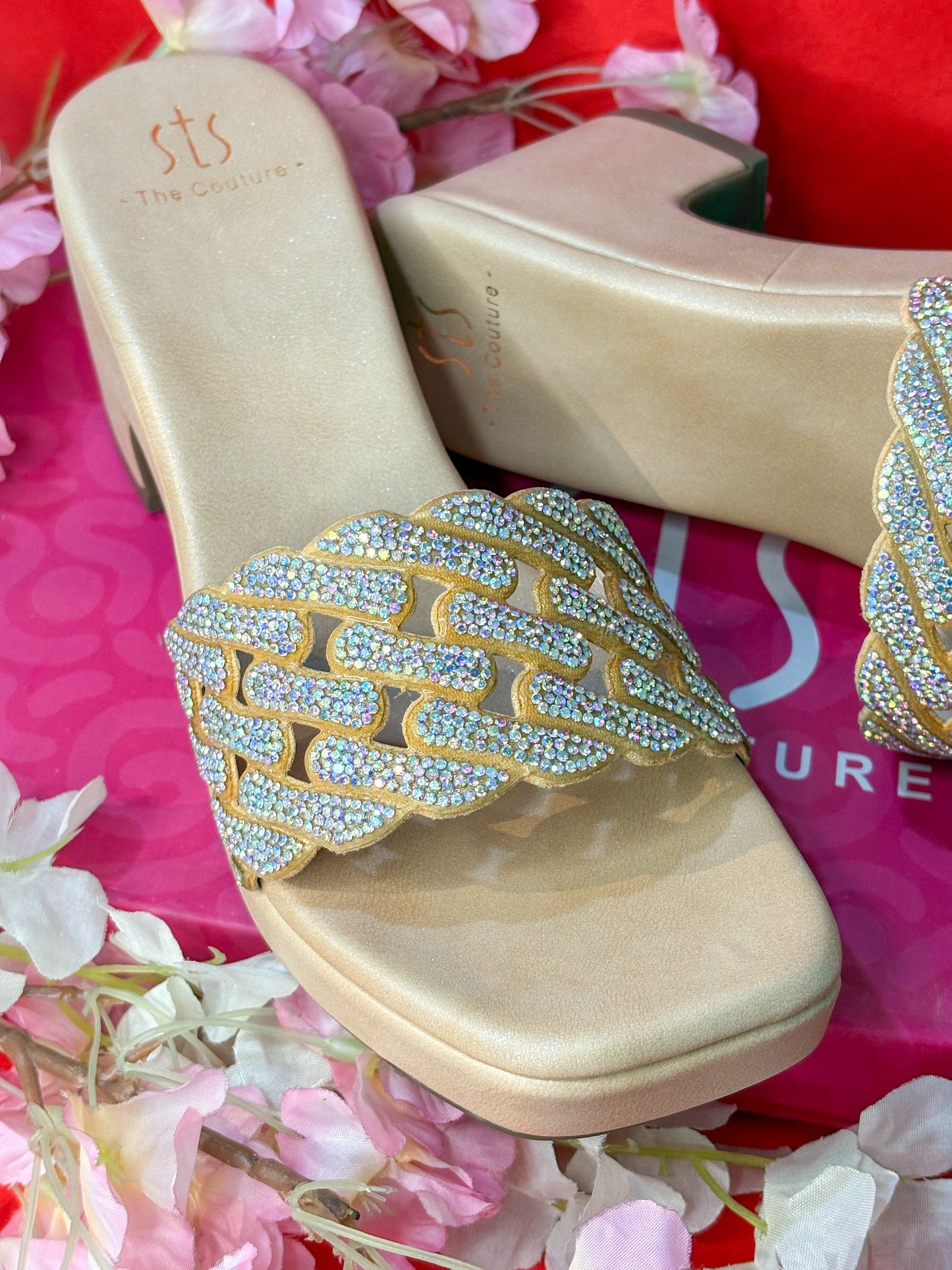 Rosé Luxe Heels