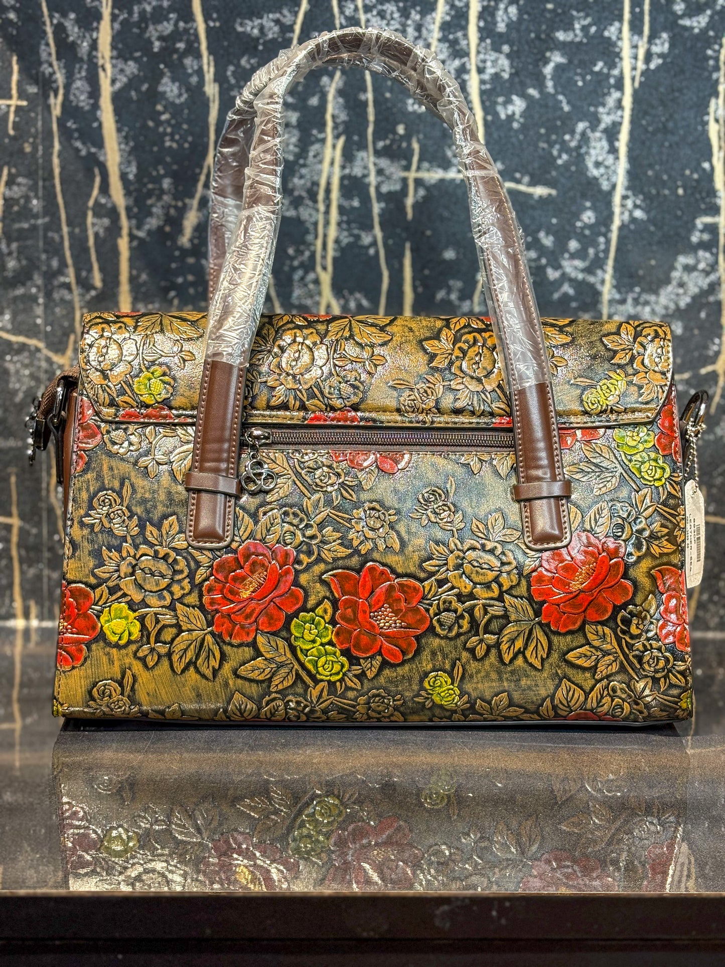 Rainbow Luxe Handcrafted Handbag