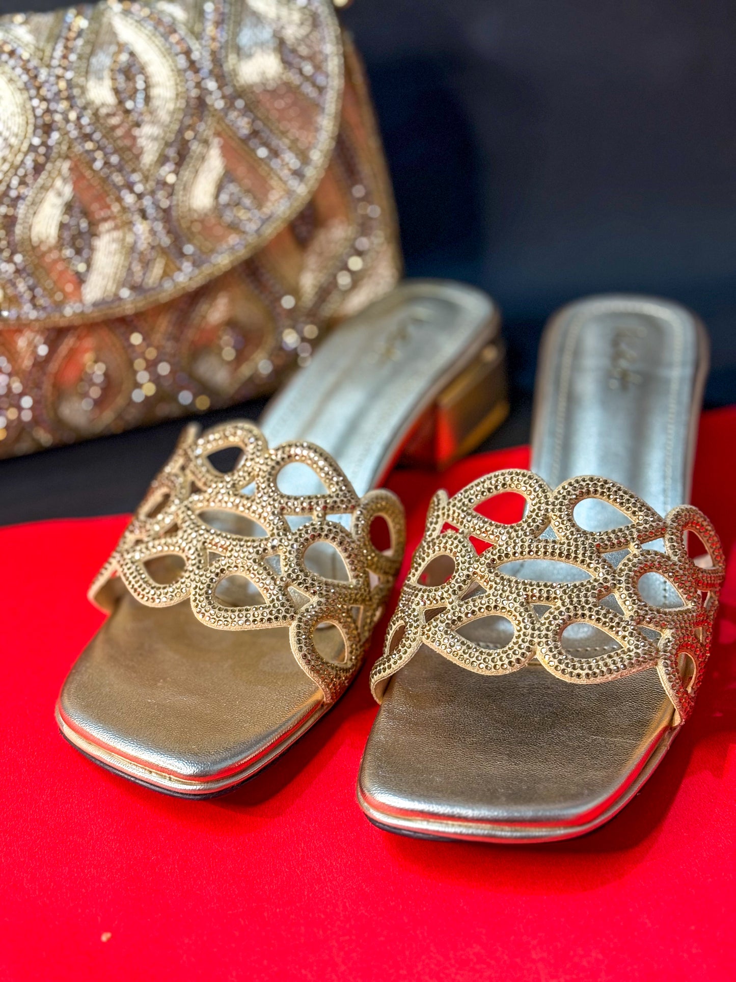 Golden Luxe Heels
