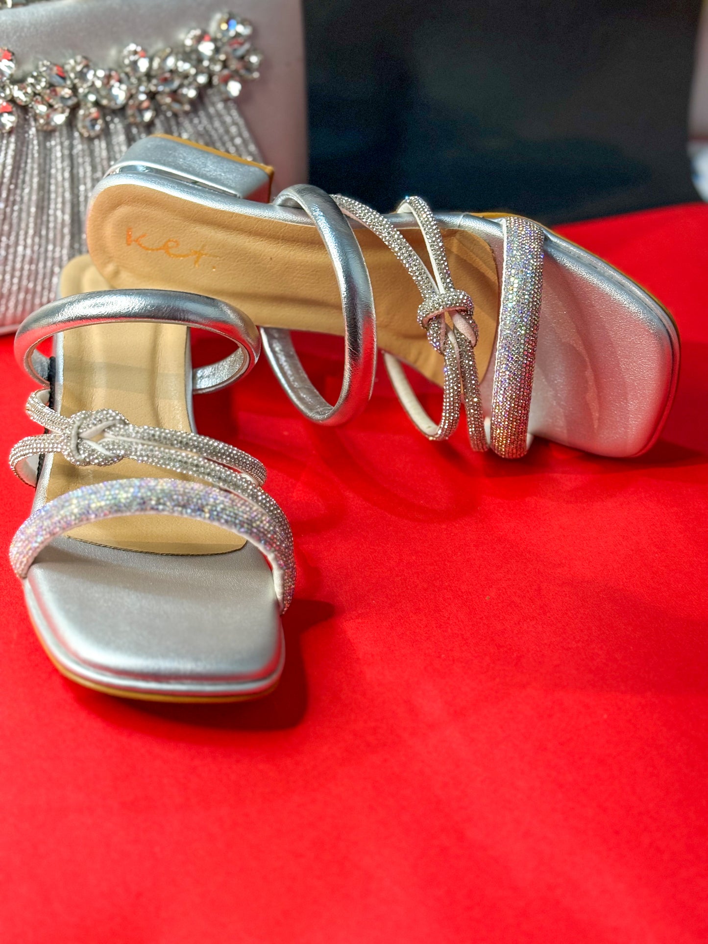 Silver Radiance Heels