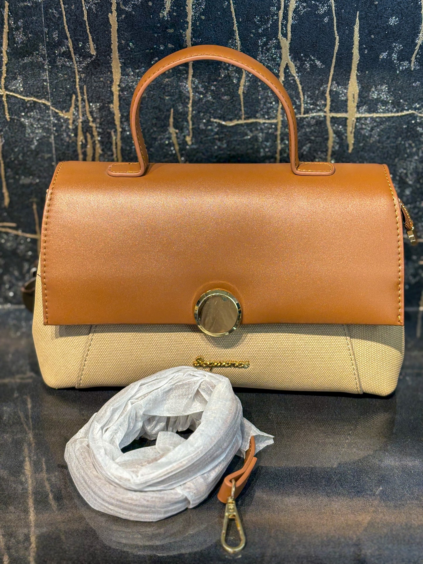 Brown Luxe Sling