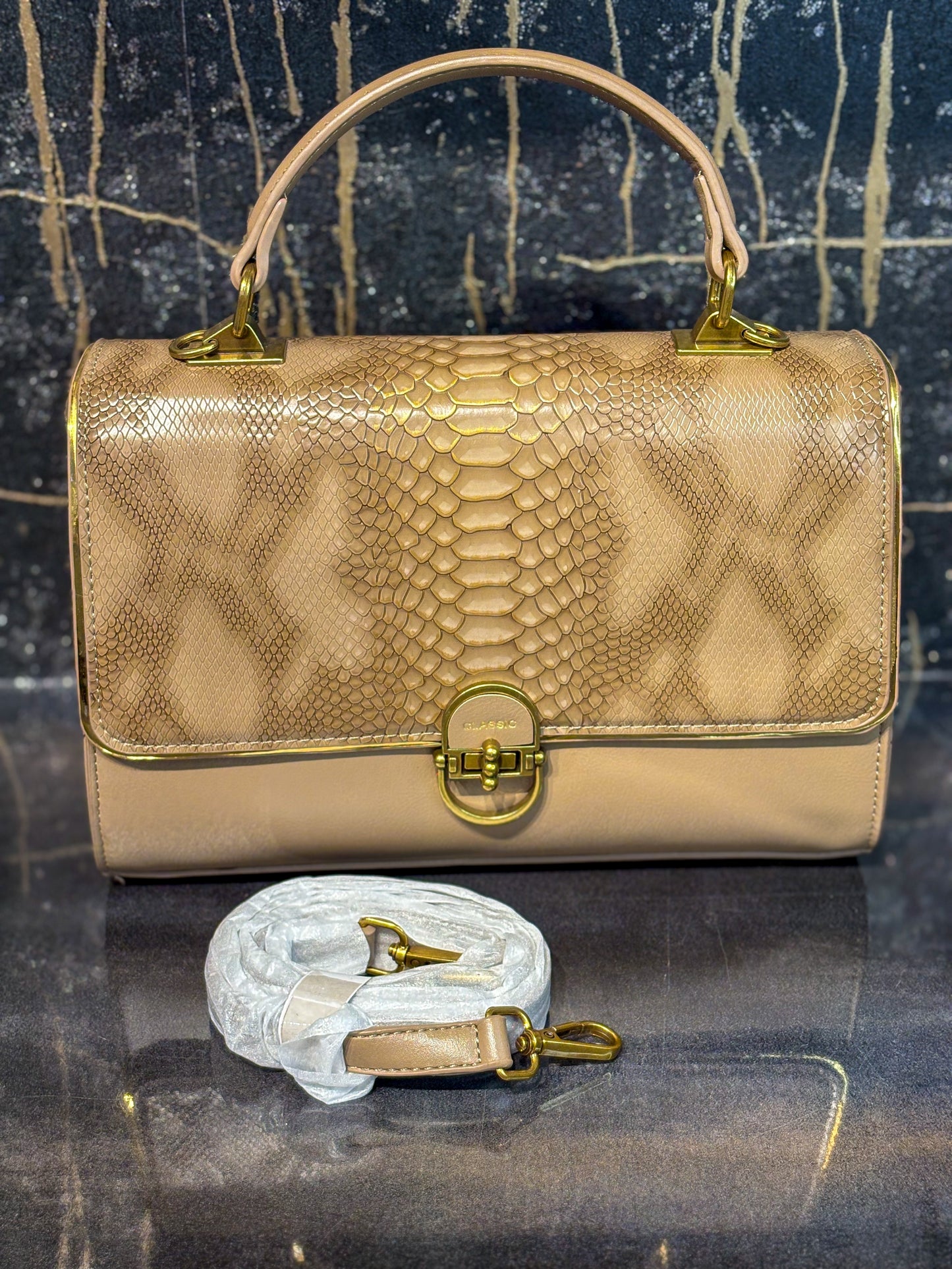 Beige Luxe Sling