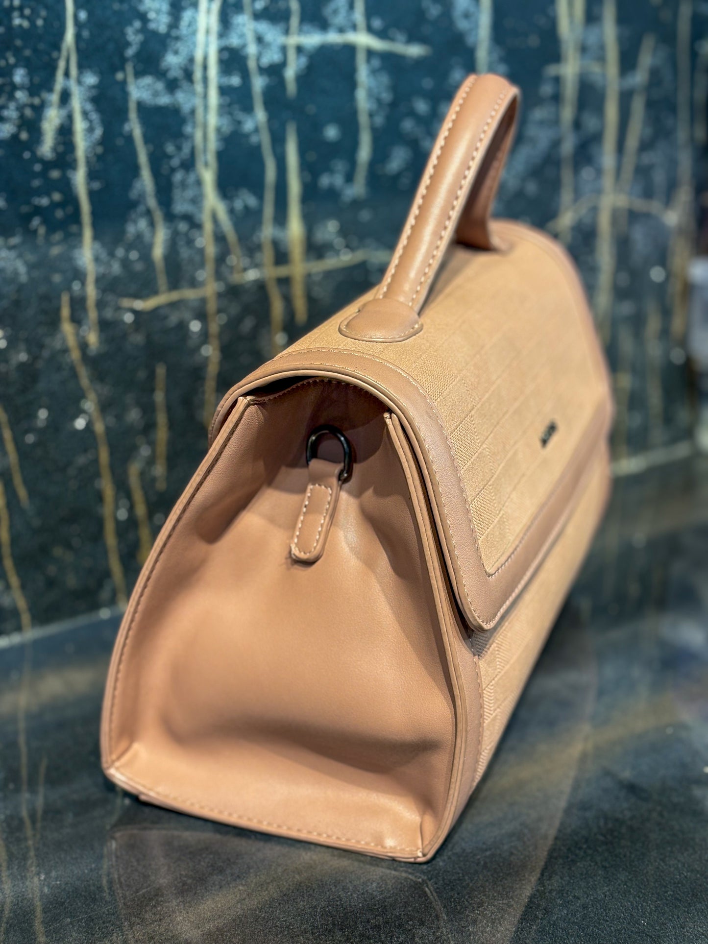 Blush Luxe Handheld Bag
