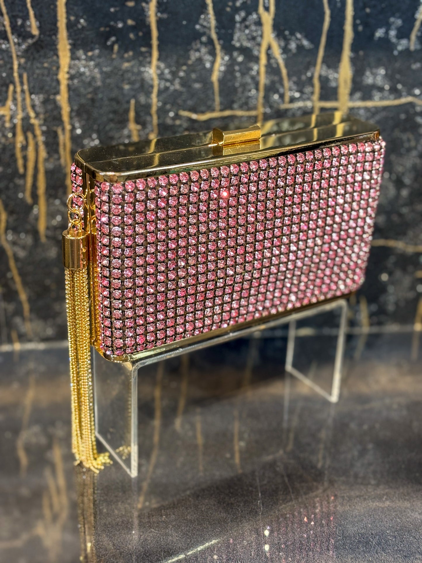 Luxe Champagne Bridal Clutch