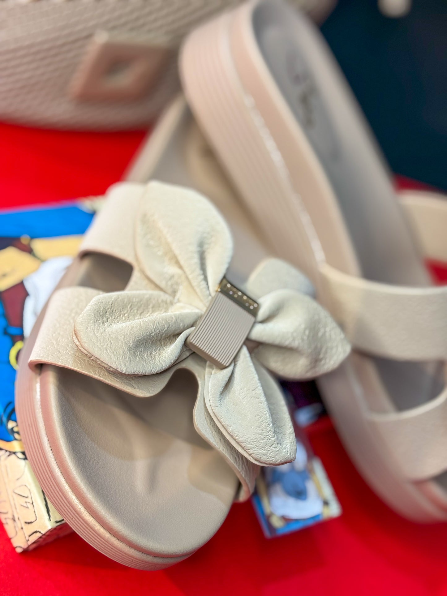 Beige Comfort Flats