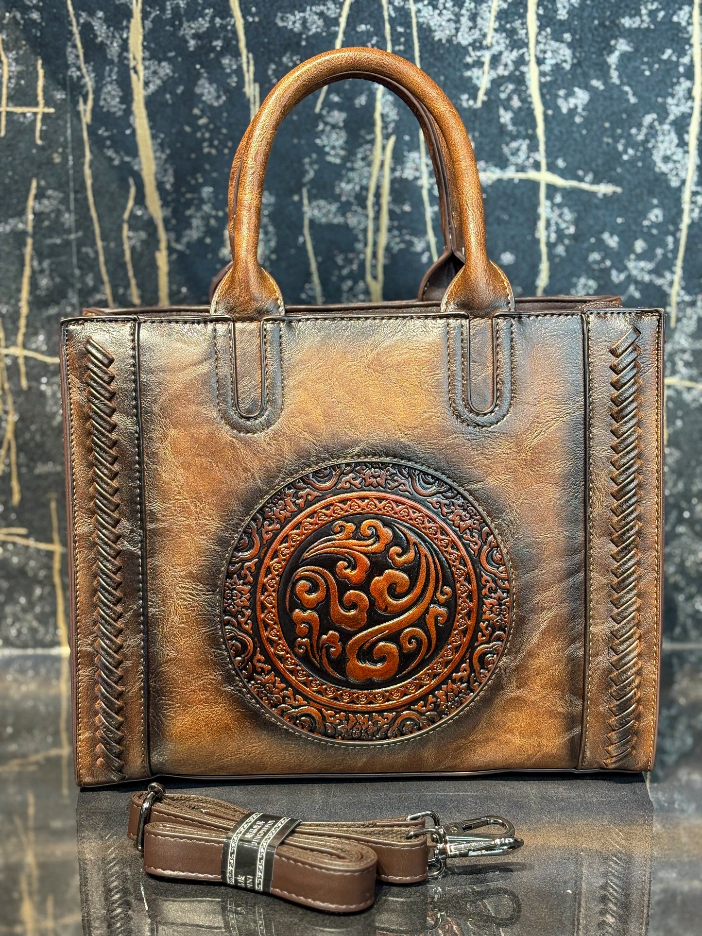 Tan Luxe Handbag