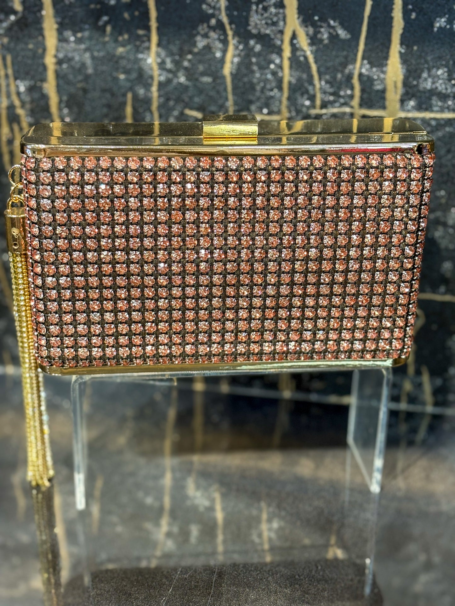 Luxe Rosegold Bridal Clutch