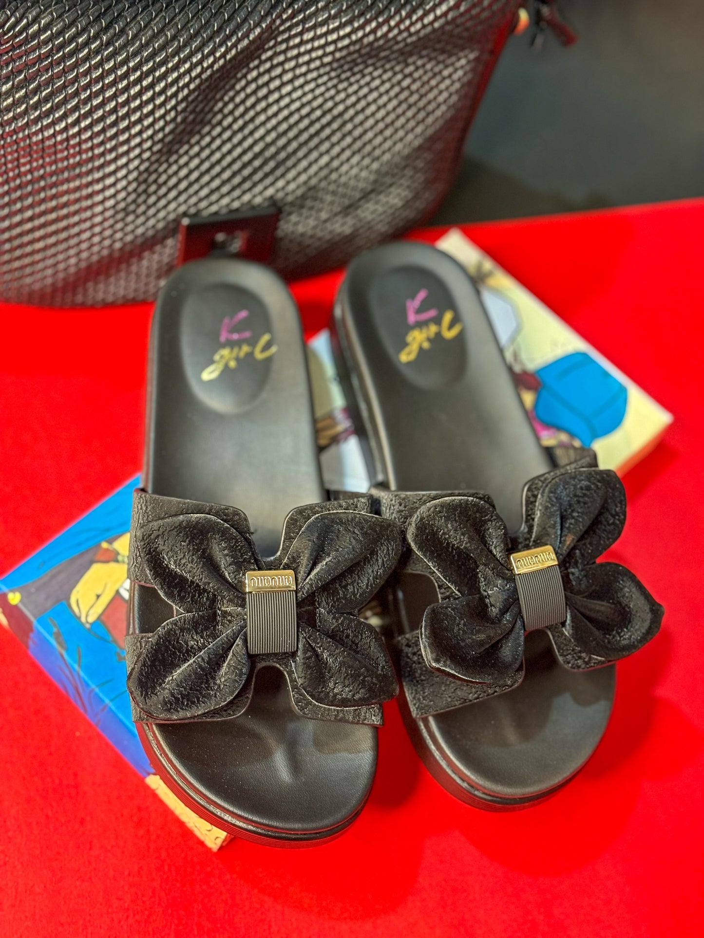 Black Comfort Flats