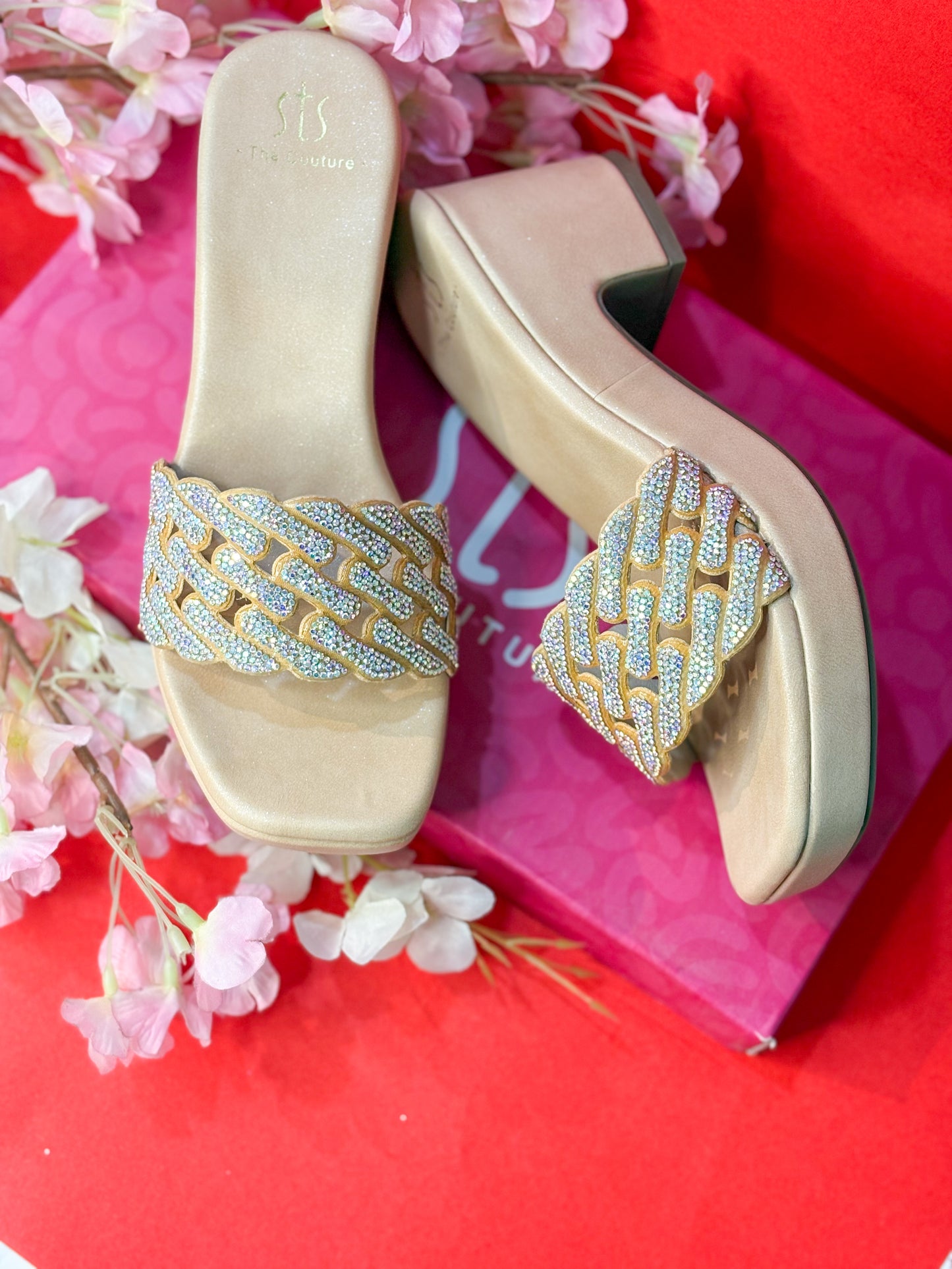 Rosé Luxe Heels