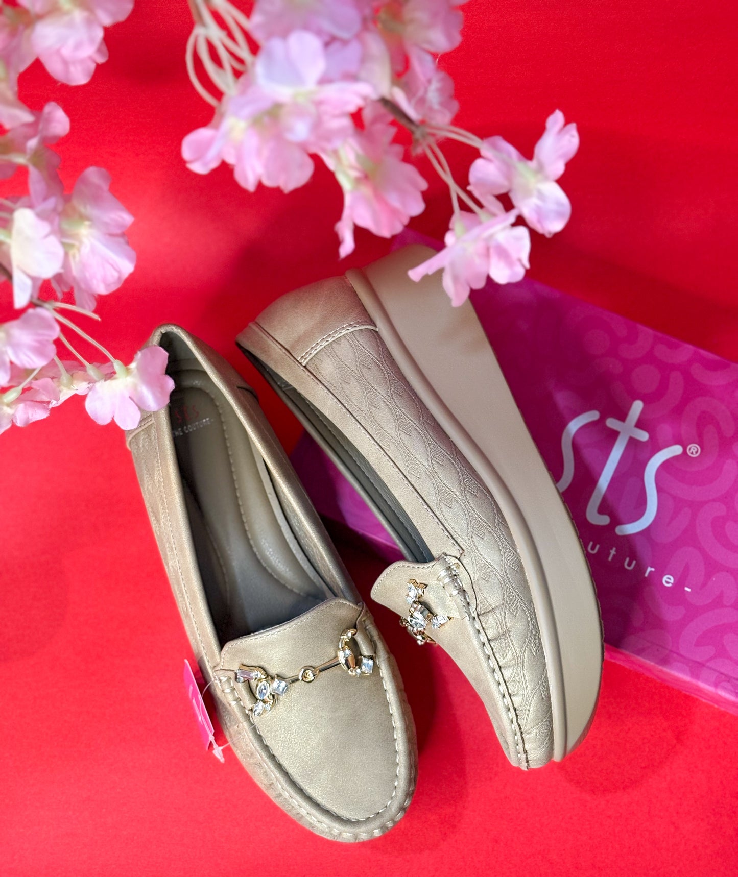 Beige Elevate Loafers