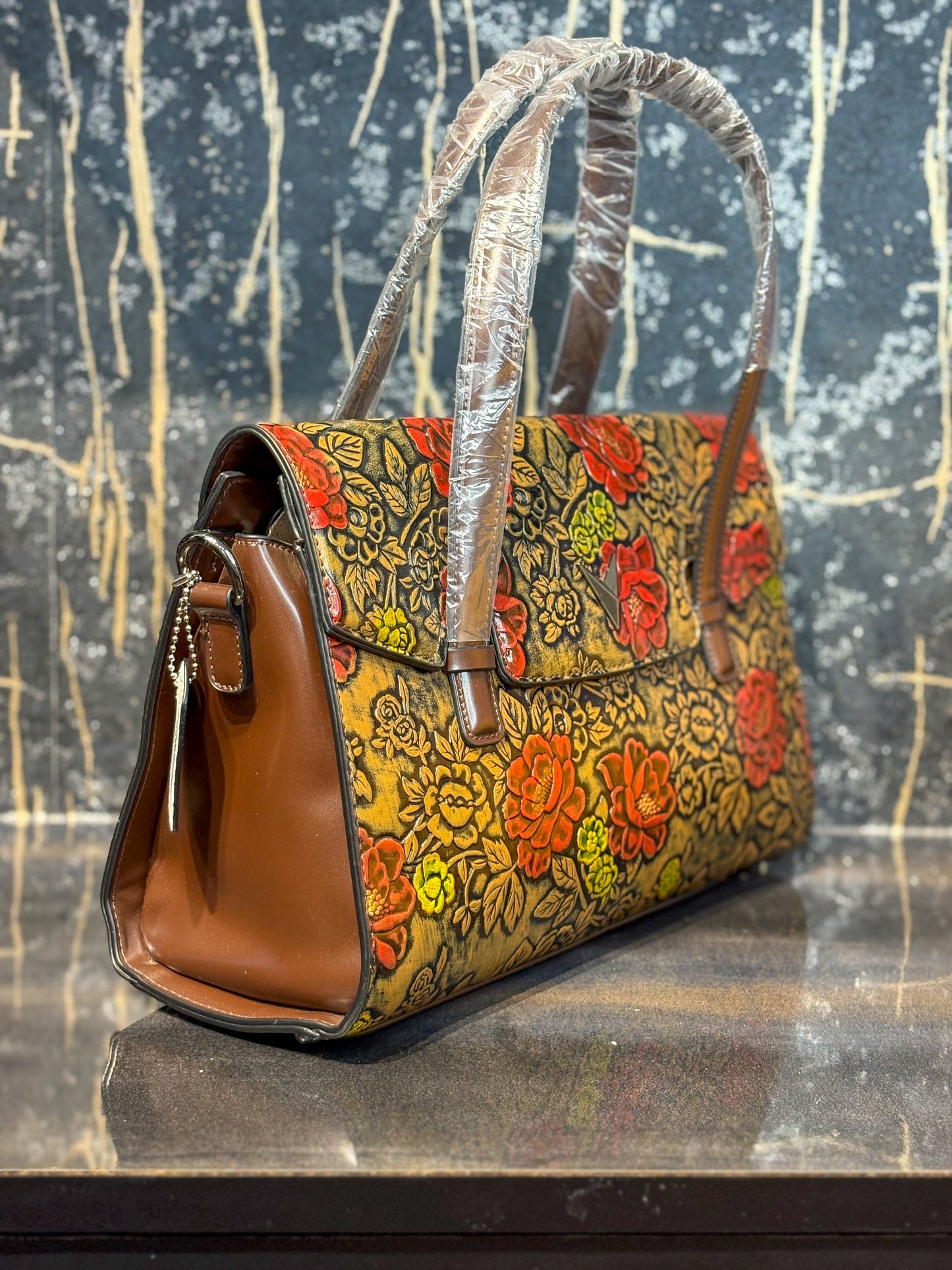 Rainbow Luxe Handcrafted Handbag