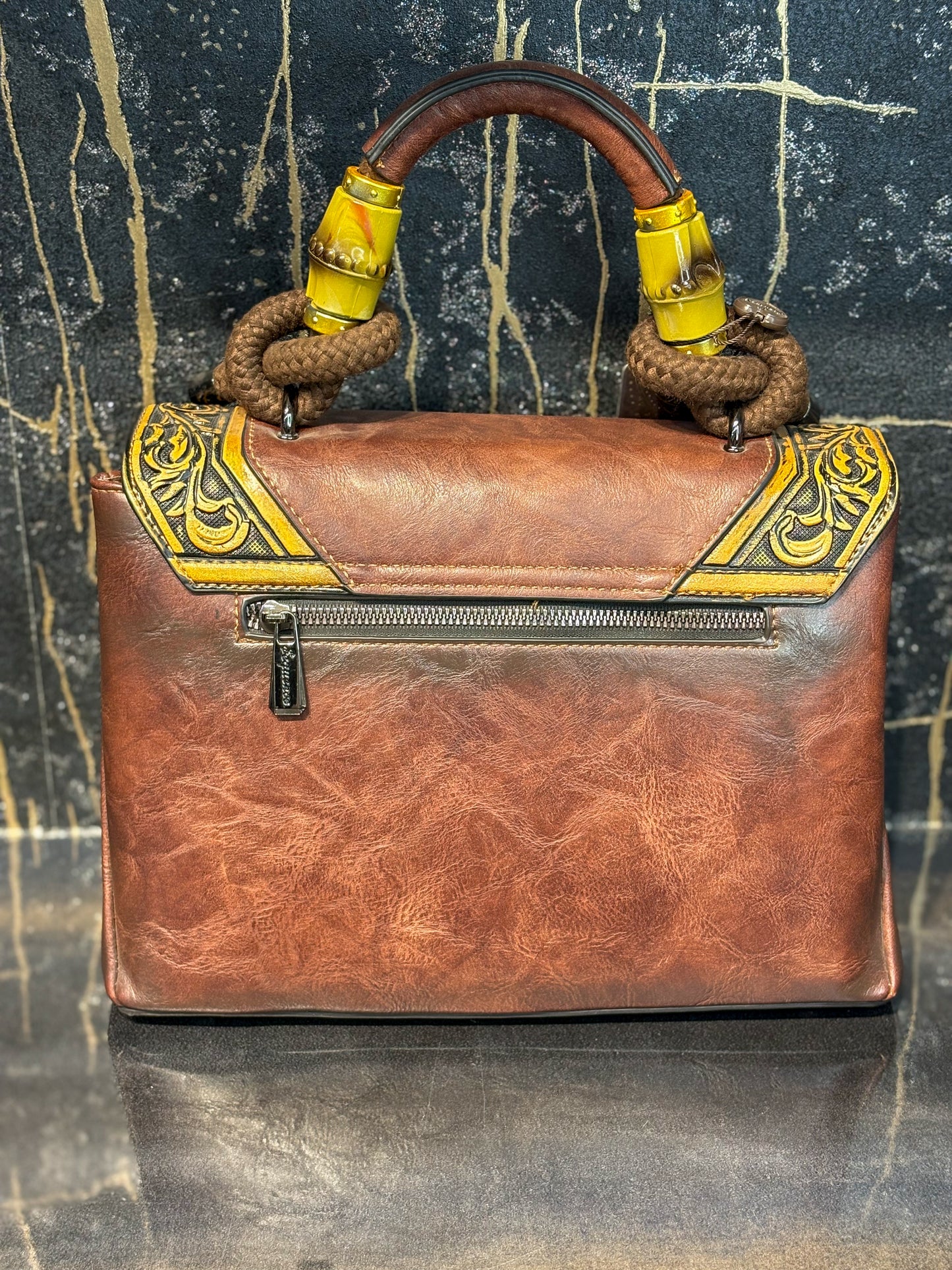 Brown Elegance Handheld