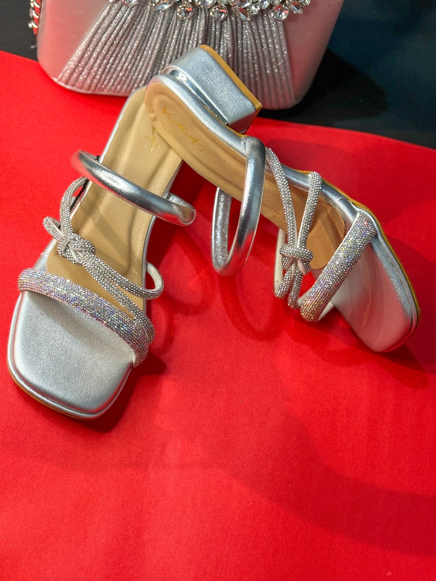 Silver Radiance Heels