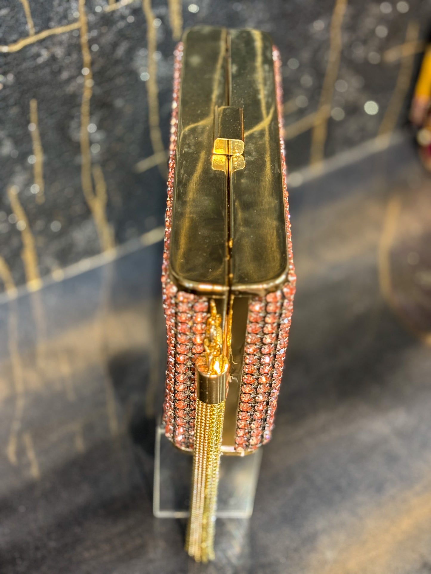 Luxe Rosegold Bridal Clutch
