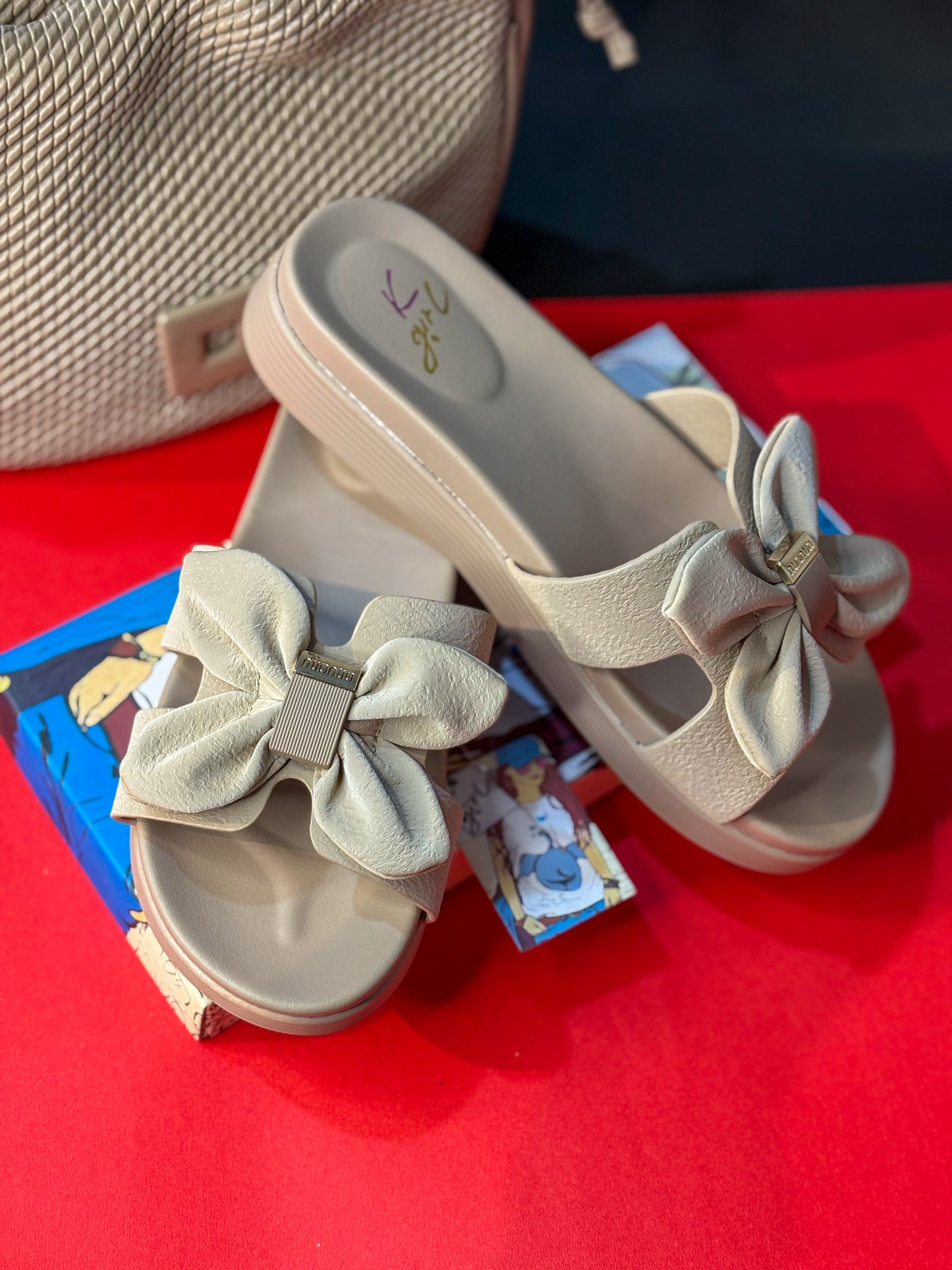 Beige Comfort Flats