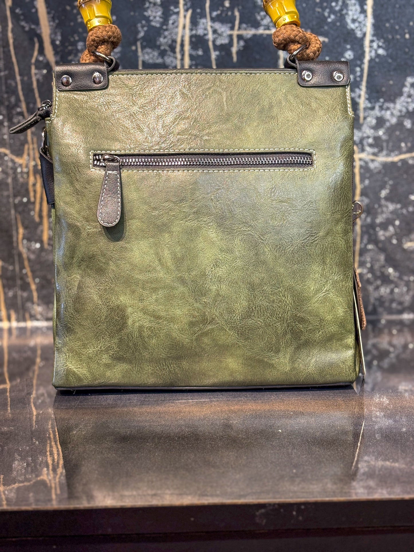 Emerald Luxe Handbag