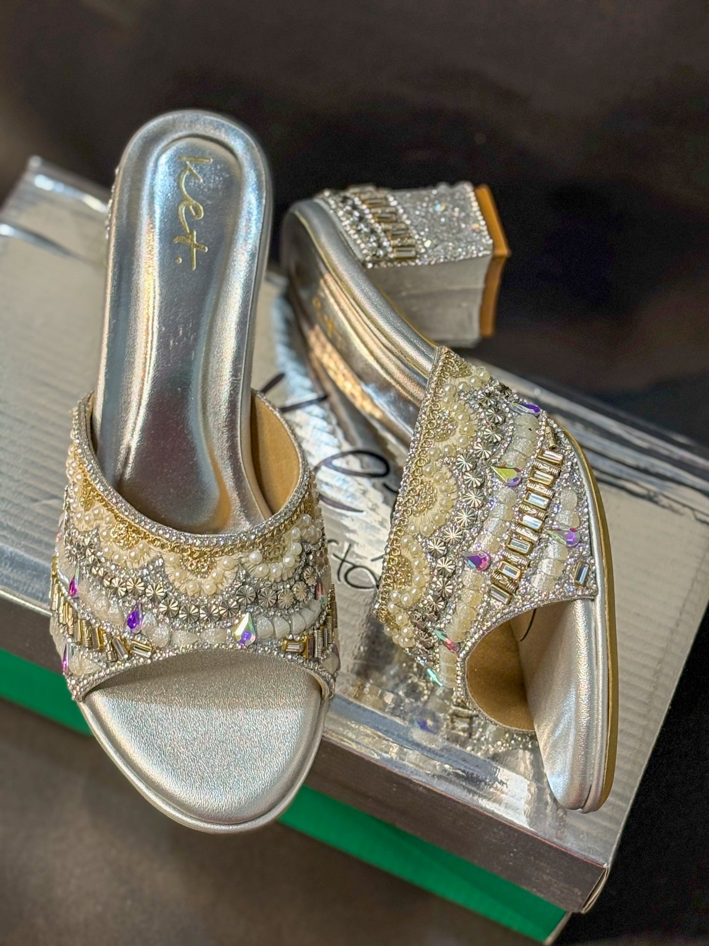 Royal Radiance Block Heels