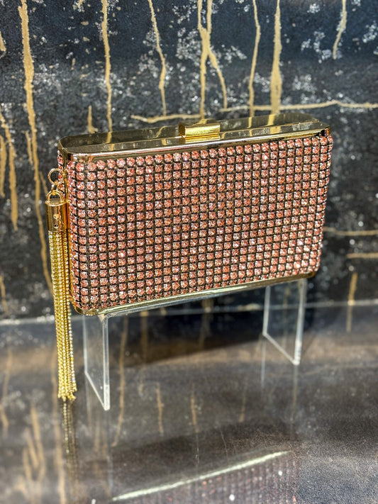 Luxe Rosegold Bridal Clutch