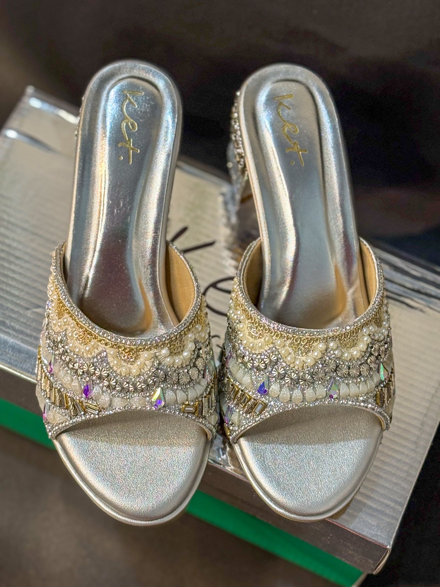 Royal Radiance Block Heels