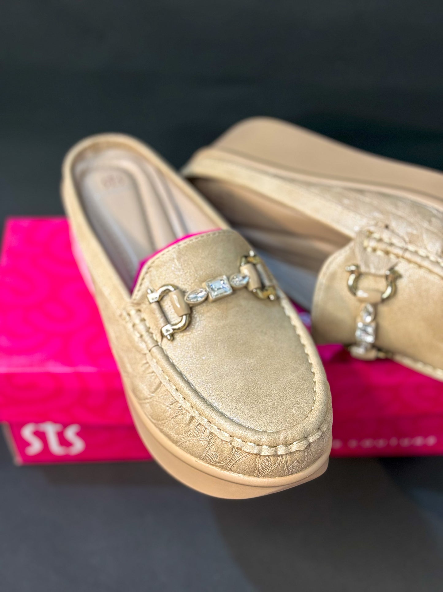 Luster Glide Loafer Mules