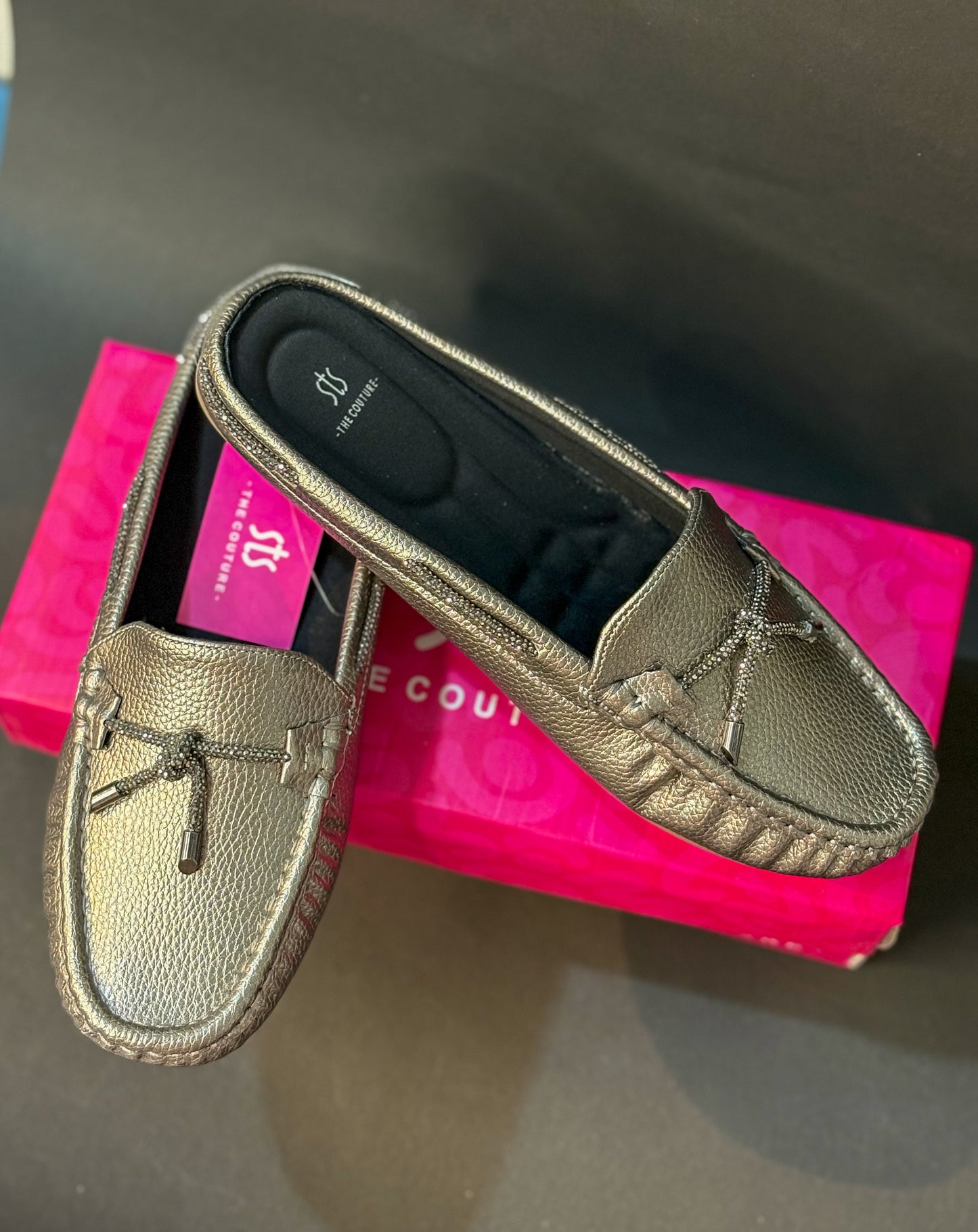 Glitz Glide Loafer Mules