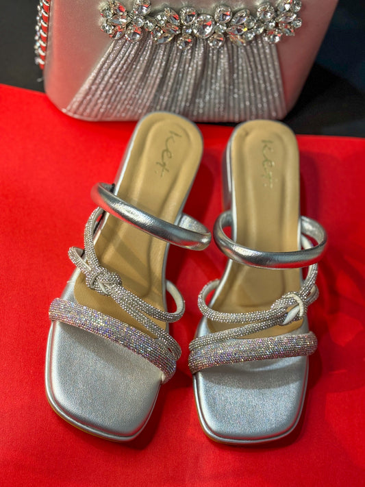 Silver Radiance Heels