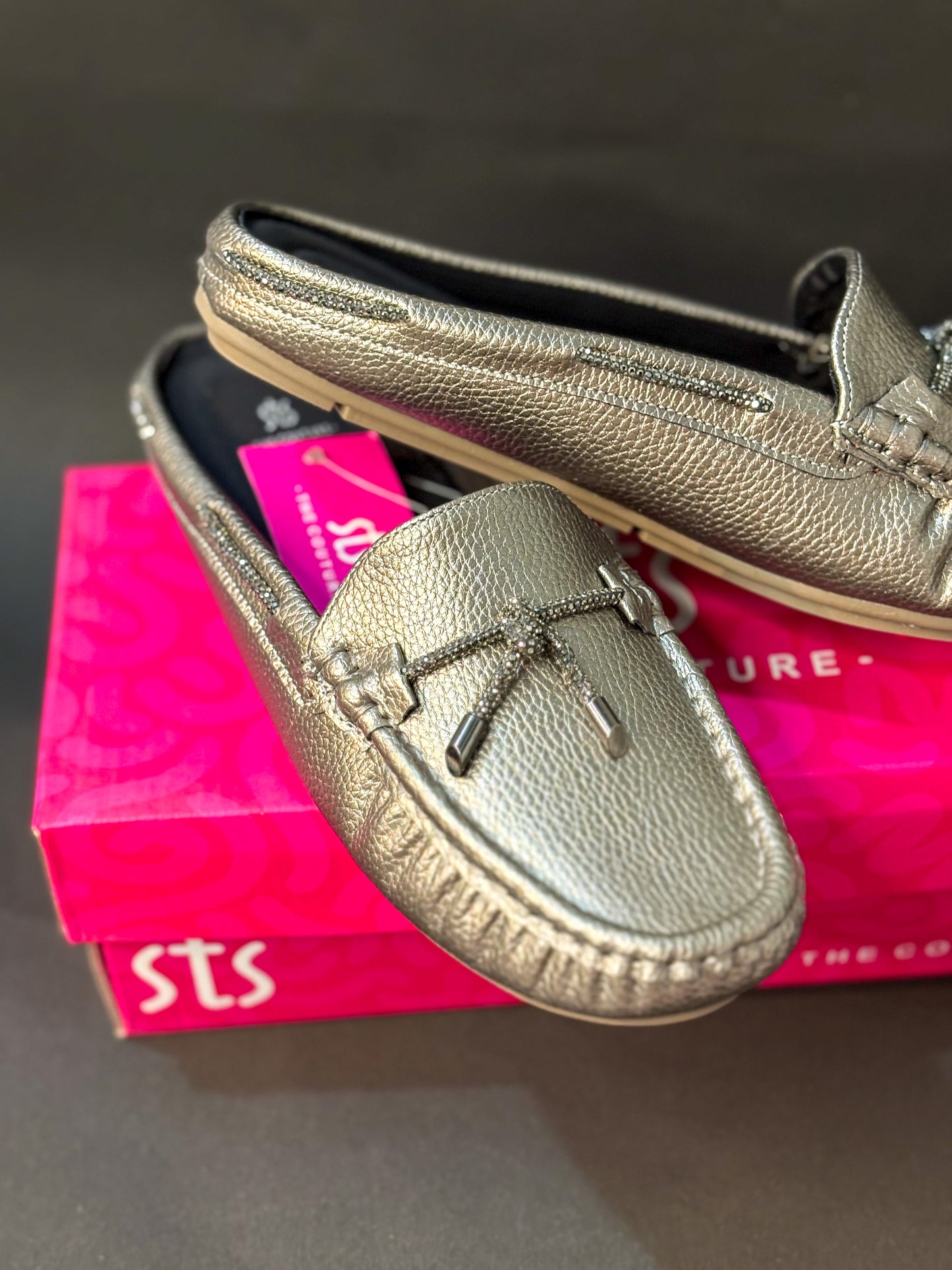 Glitz Glide Loafer Mules