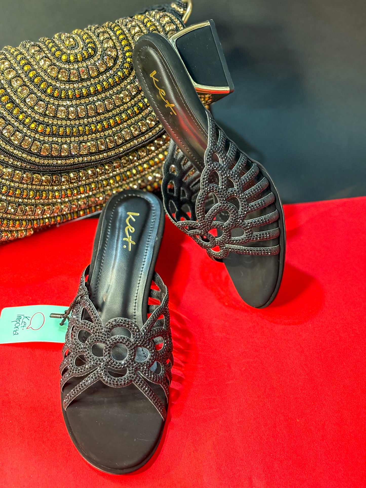 Noir Elegance Heels