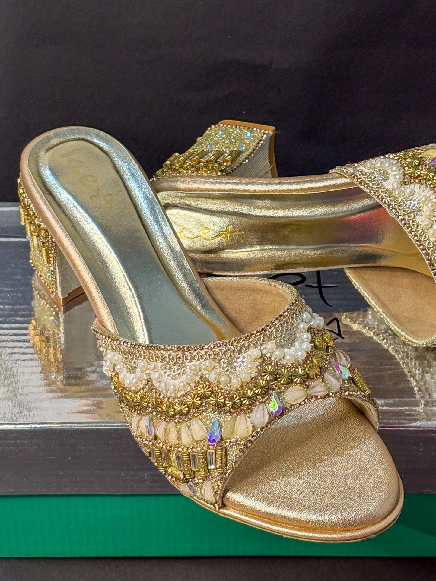 Royal Radiance Block Heels