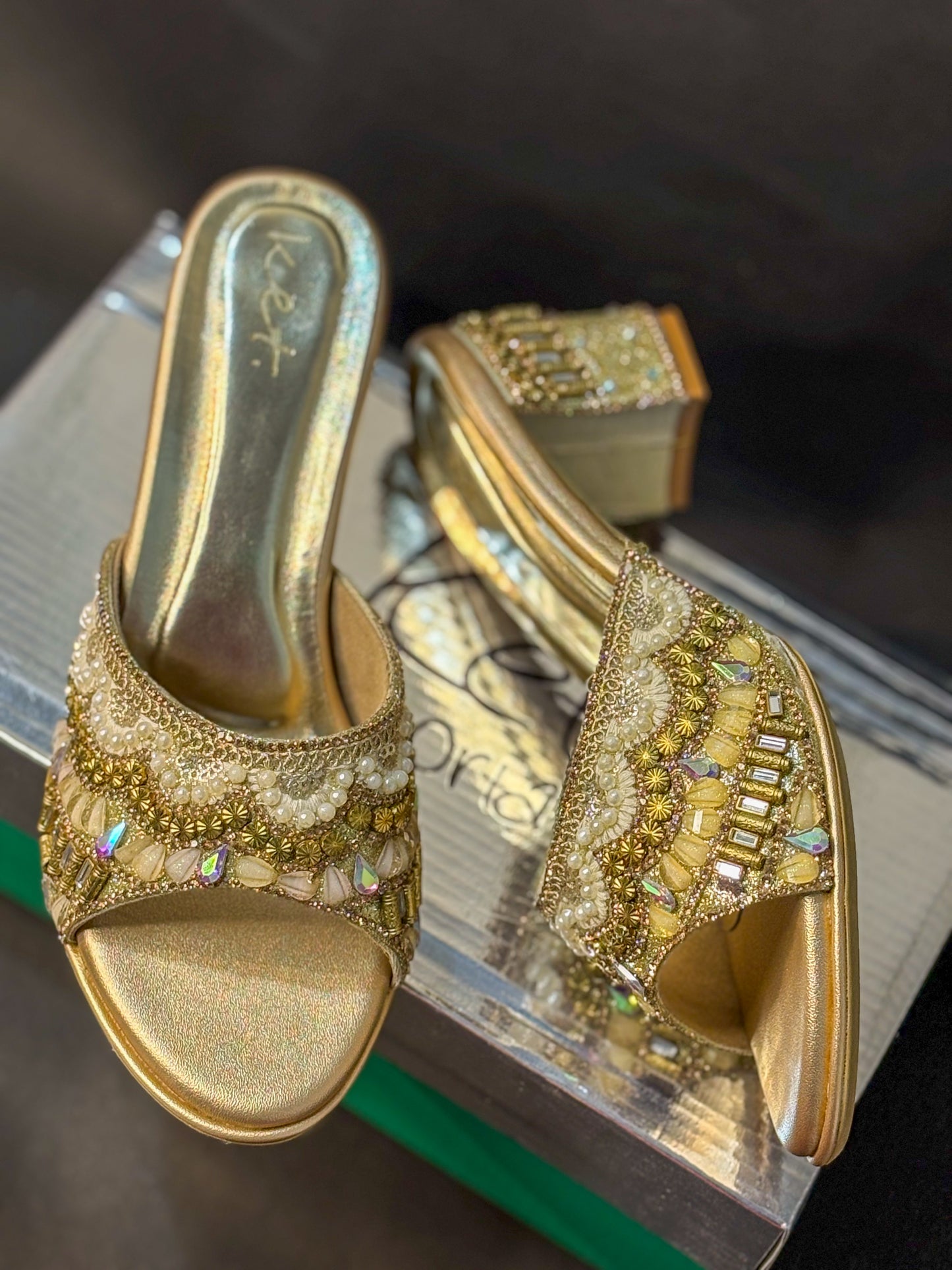 Royal Radiance Block Heels