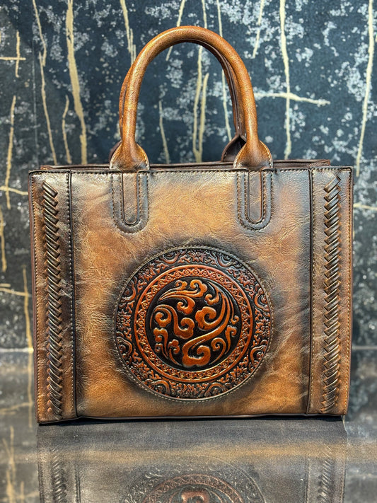 Tan Luxe Handbag