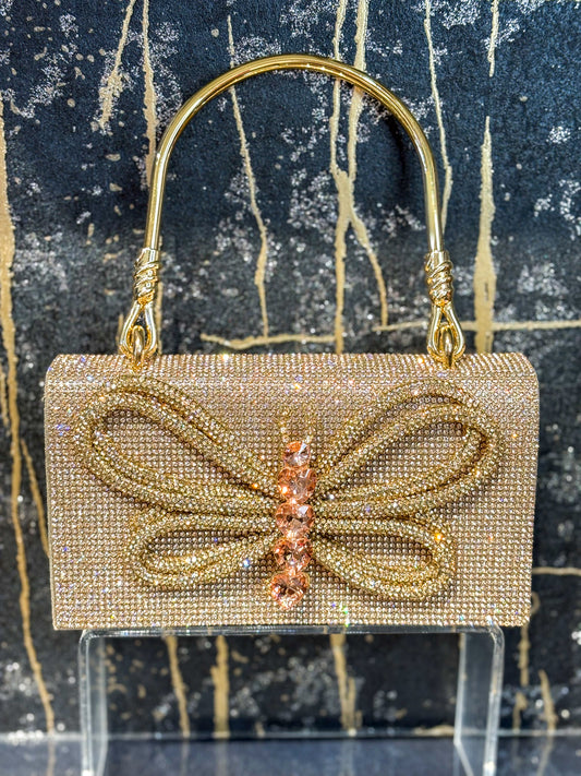 Radiance Rosegold Bridal Clutch