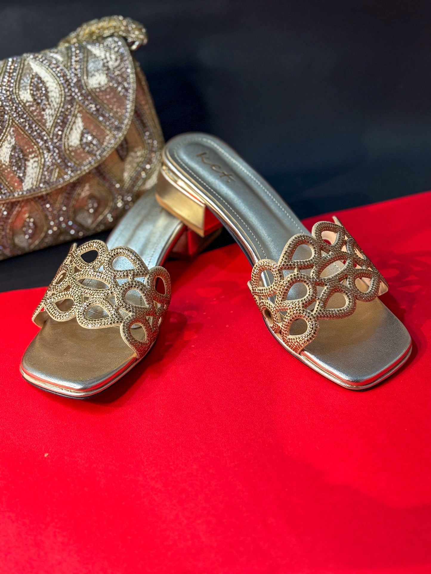 Golden Luxe Heels