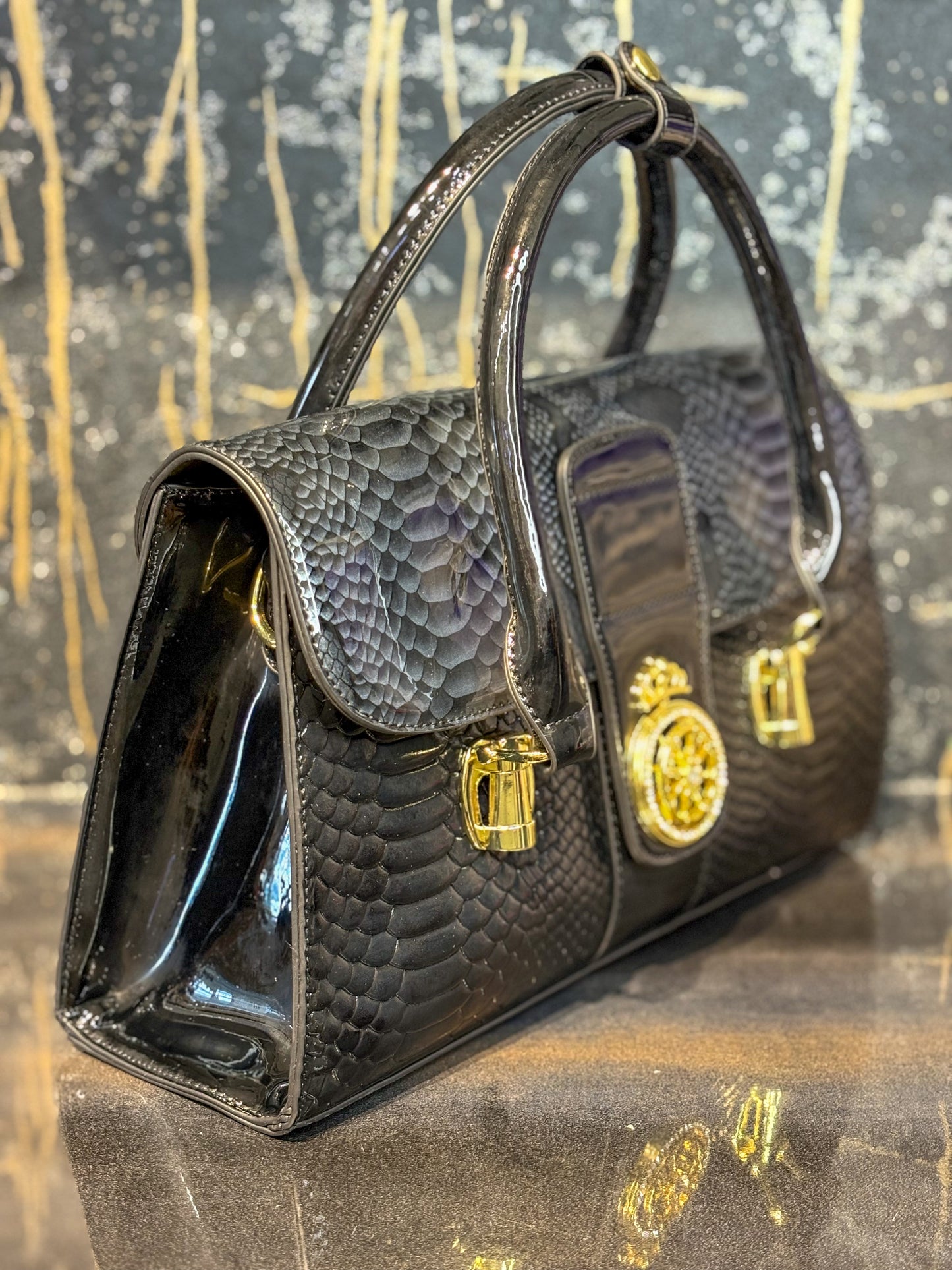 Eclipse Glossy Handbag