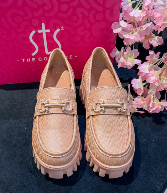 Blush Elevate Wedge Loafers