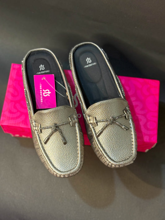 Glitz Glide Loafer Mules