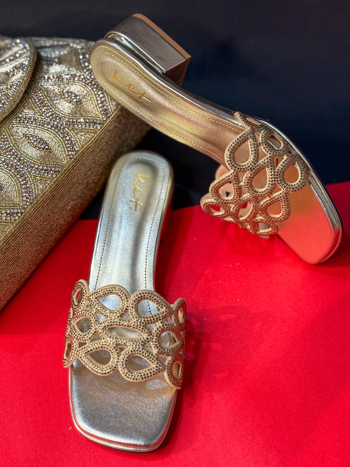 Golden Luxe Heels