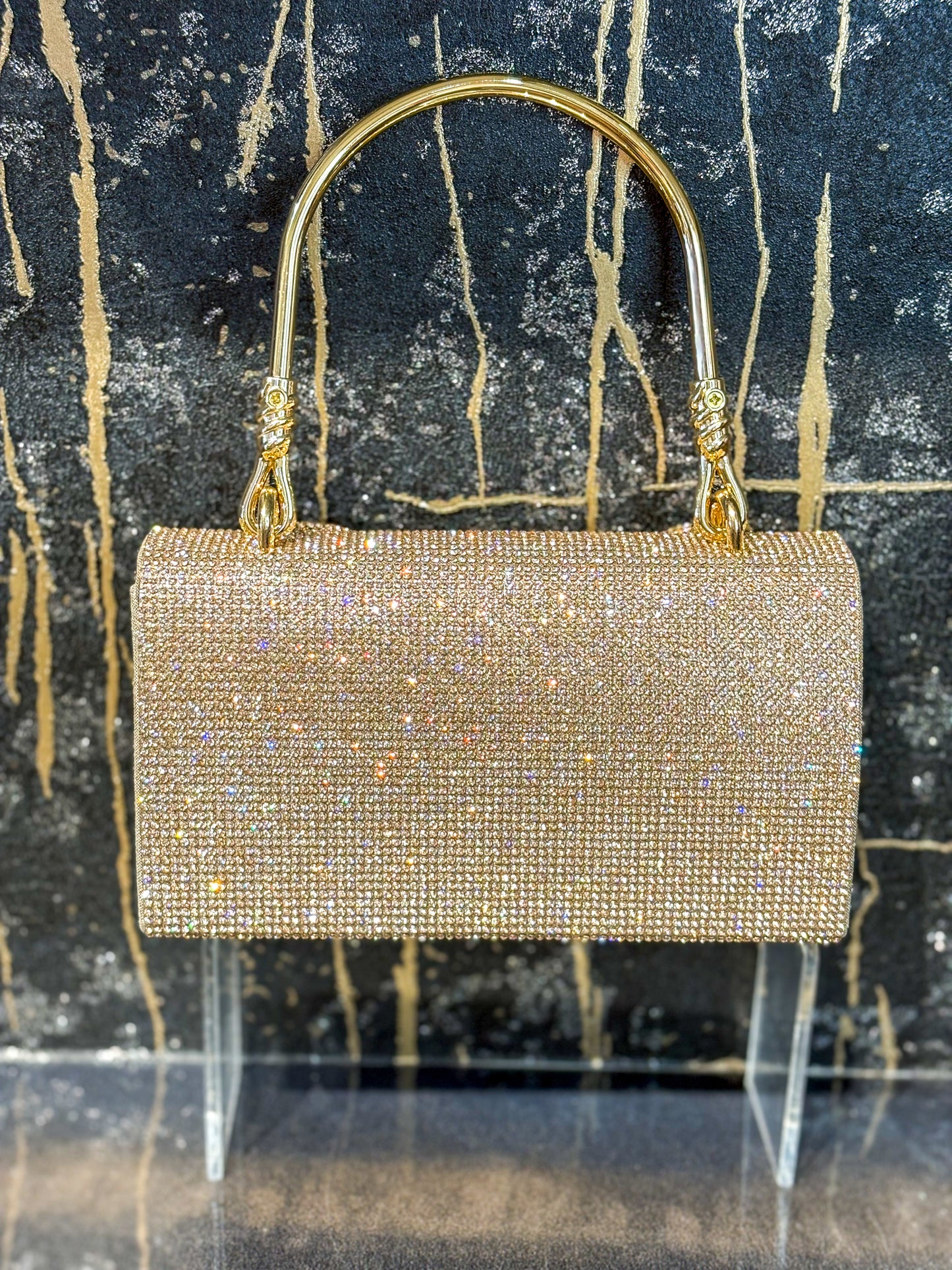 Radiance Rosegold Bridal Clutch