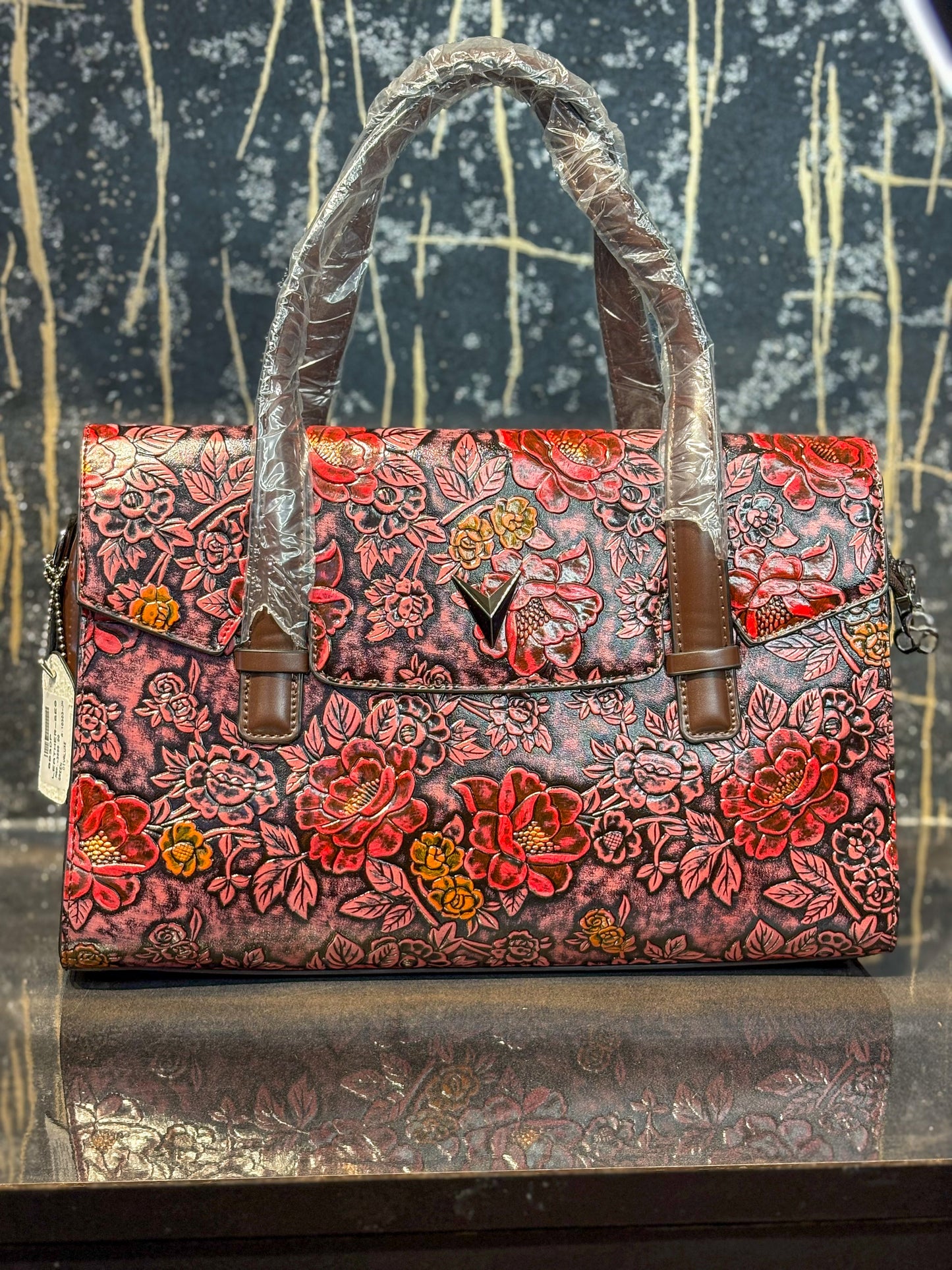 Rainbow Luxe Handcrafted Handbag Pink