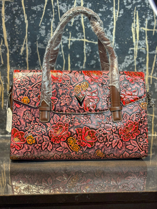 Rainbow Luxe Handcrafted Handbag Pink