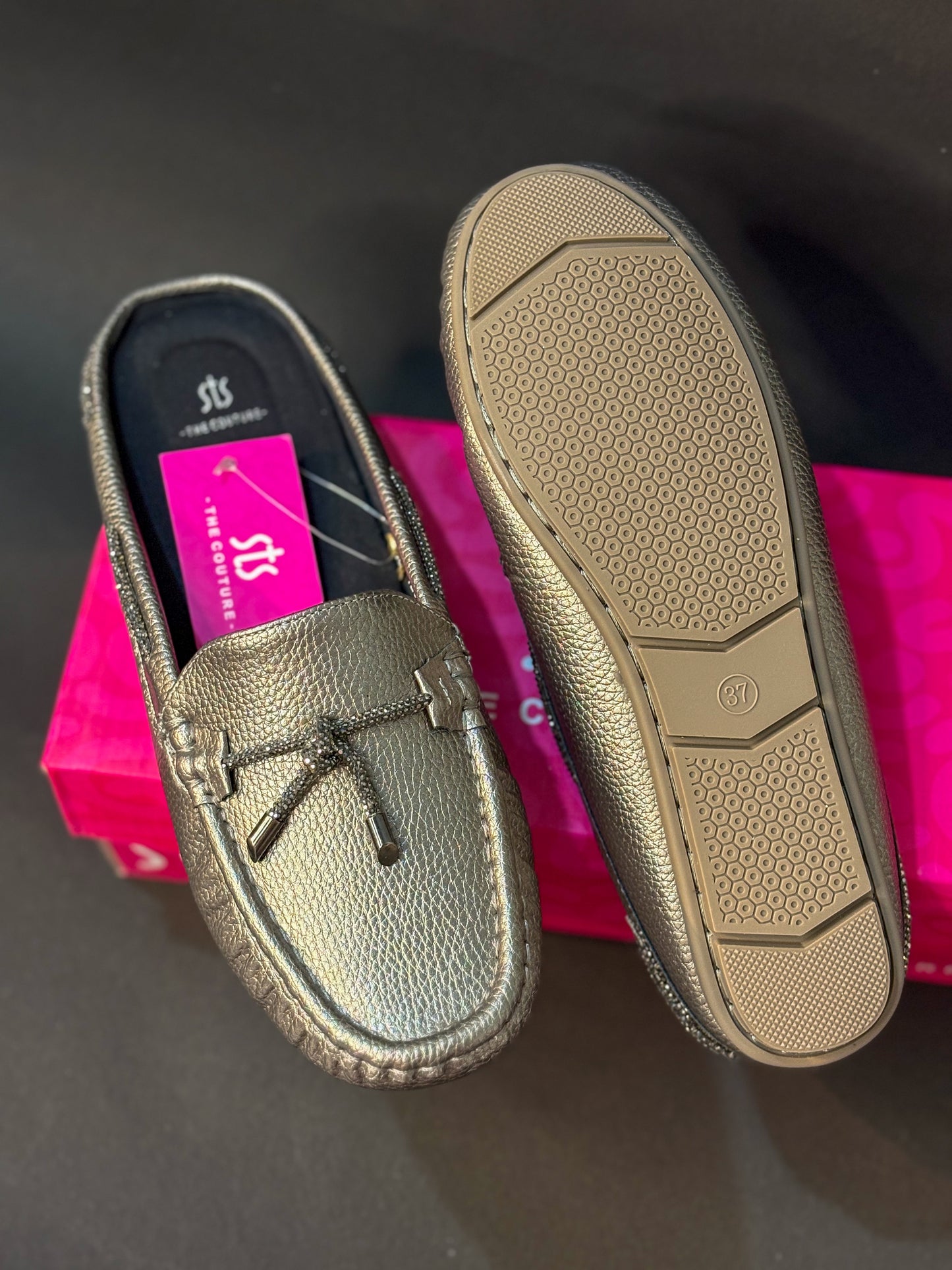 Glitz Glide Loafer Mules