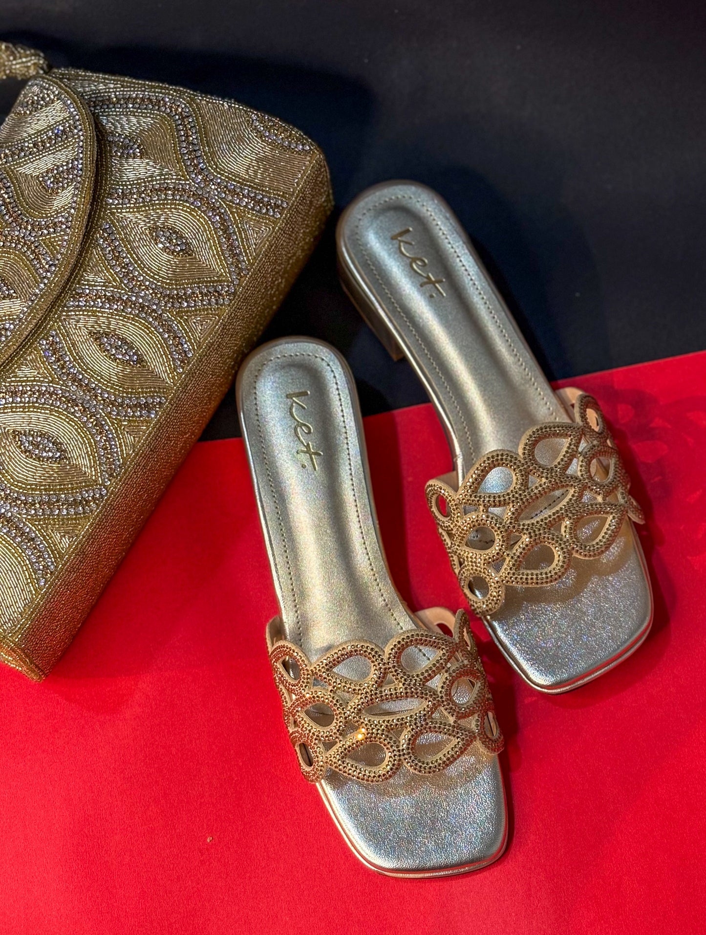 Golden Luxe Heels