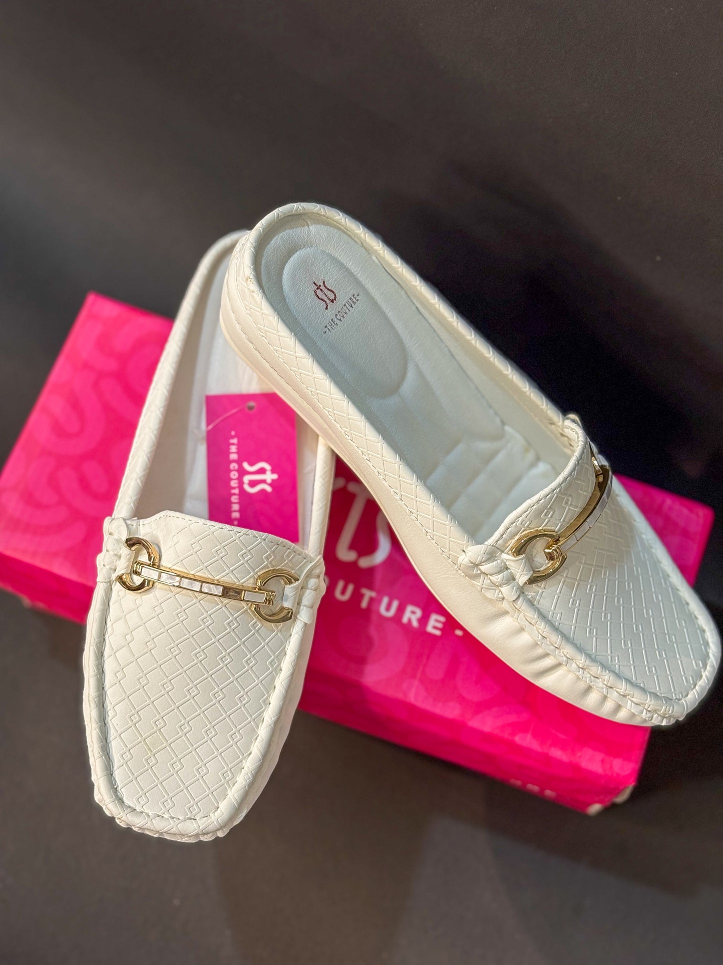 Pearl Glide Loafer Mules